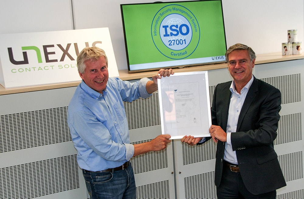 ISO certificering Unexus